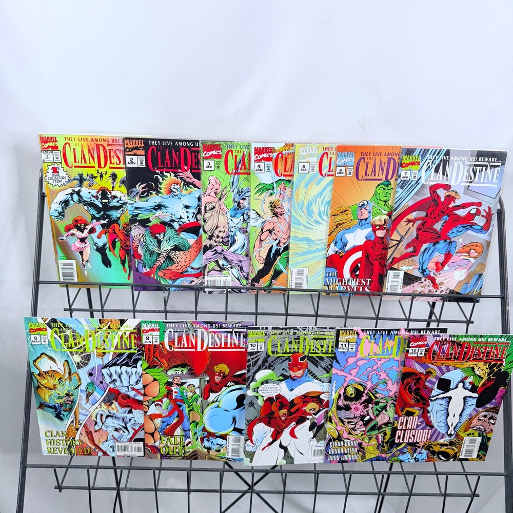 The ClanDestine 1-12 Complete Set Alan Davis Spider-Man Avengers Marvel